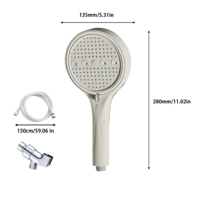 High-Pressure Handheld Shower Spray Set